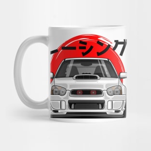 White Impreza WRX STI Blobeye Mug